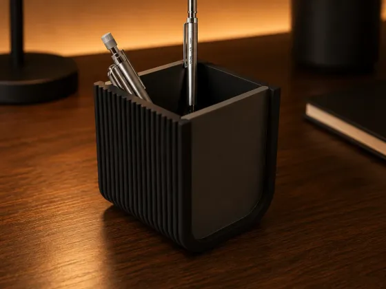 Japandi Office Desk Organizer "U"